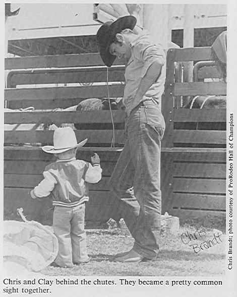 Chris and Clay behind the Chutes